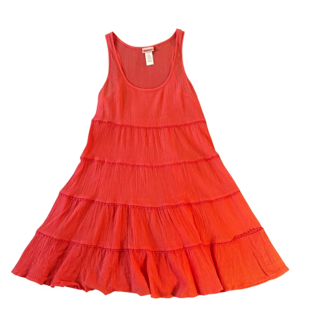 Kate Spade sundress/coverup tiered with crochet detail. Size Small EUC‎